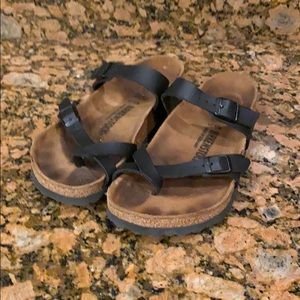 Birkenstock black womens mayari sandals size 38